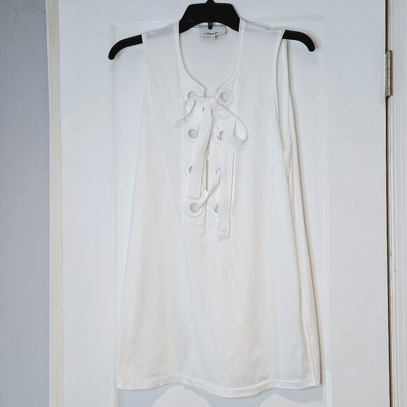 3.1 Phillip Lim Lace Up Tank Top - Picture 2 of 7